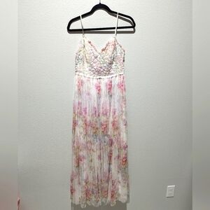 Needle & Thread Sequin Floral Dress